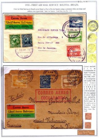 BOLIVIEN: FLUGPOST 1924-1945 – Blatt 43