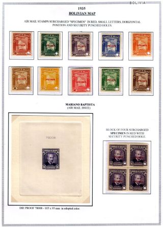BOLIVIEN: FLUGPOST 1924-1945 – Blatt 70