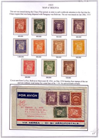BOLIVIEN: FLUGPOST 1924-1945 – Blatt 71