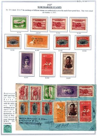 BOLIVIEN: FLUGPOST 1924-1945 – Blatt 77