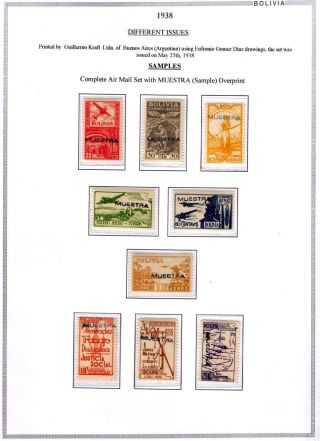 BOLIVIEN: FLUGPOST 1924-1945 – Blatt 85