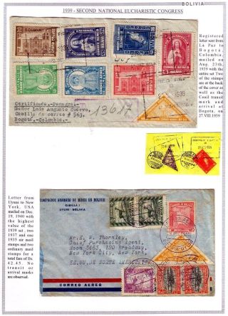 BOLIVIEN: FLUGPOST 1924-1945 – Blatt 91