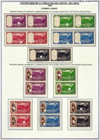 BOLIVIEN: FLUGPOST 1924-1945 – Blatt 97