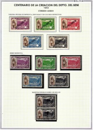 BOLIVIEN: FLUGPOST 1924-1945 – Blatt 98