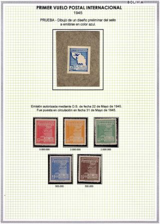 BOLIVIEN: FLUGPOST 1924-1945 – Blatt 102