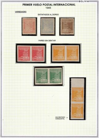 BOLIVIEN: FLUGPOST 1924-1945 – Blatt 103