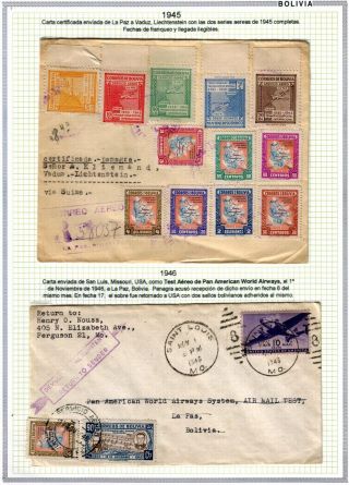 BOLIVIEN: FLUGPOST 1924-1945 – Blatt 107