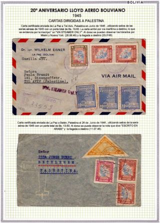 BOLIVIEN: FLUGPOST 1924-1945 – Blatt 109