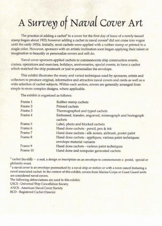 ÜBERBLICK DER SEEMÄNNISCHER UMSCHLAGKUNST – Blatt 1