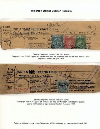 EDWARD VII - INDISCHE TELEGRAPHMARKEN – Blatt 7