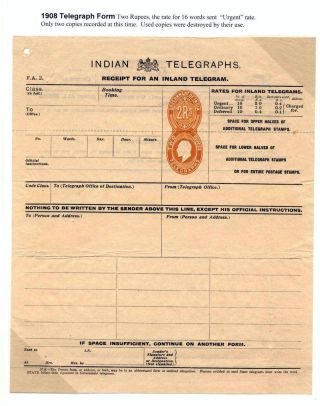 EDWARD VII - INDISCHE TELEGRAPHMARKEN – Blatt 9