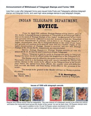 EDWARD VII - INDISCHE TELEGRAPHMARKEN – Blatt 10
