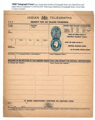 EDWARD VII - INDISCHE TELEGRAPHMARKEN – Blatt 12