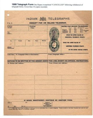 EDWARD VII - INDISCHE TELEGRAPHMARKEN – Blatt 13