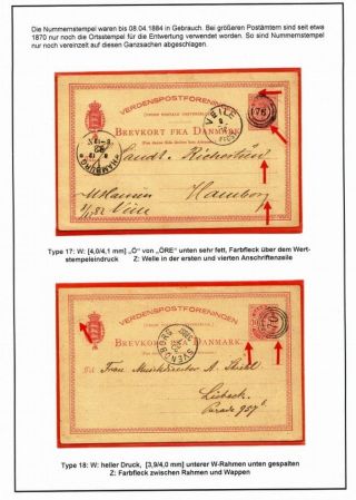 DENMARK: POSTAL STATIONERY 10 ÖRE COAT OF ARMS – sheet 8