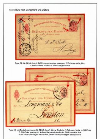 DENMARK: POSTAL STATIONERY 10 ÖRE COAT OF ARMS – sheet 10