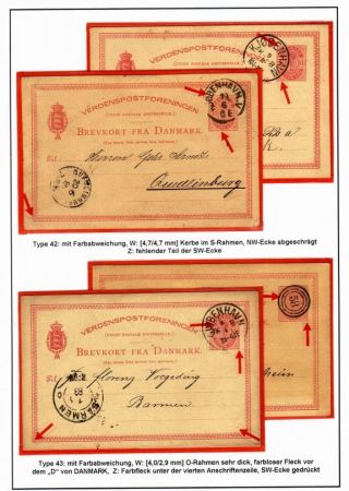 DENMARK: POSTAL STATIONERY 10 ÖRE COAT OF ARMS – sheet 13