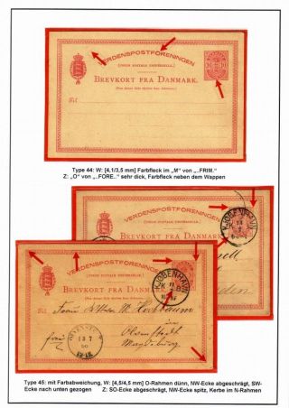 DENMARK: POSTAL STATIONERY 10 ÖRE COAT OF ARMS – sheet 14