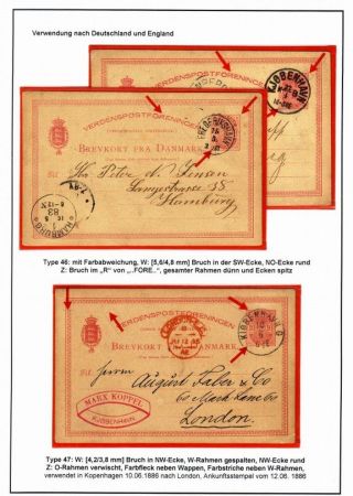 DENMARK: POSTAL STATIONERY 10 ÖRE COAT OF ARMS – sheet 15