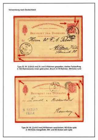 DENMARK: POSTAL STATIONERY 10 ÖRE COAT OF ARMS – sheet 19