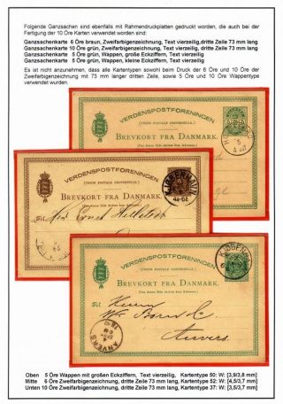 DENMARK: POSTAL STATIONERY 10 ÖRE COAT OF ARMS – sheet 22
