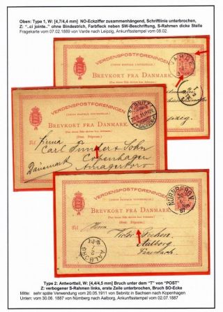 DENMARK: POSTAL STATIONERY 10 ÖRE COAT OF ARMS – sheet 24