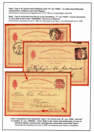 DENMARK: POSTAL STATIONERY 10 ÖRE COAT OF ARMS – sheet 26