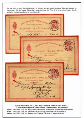 DENMARK: POSTAL STATIONERY 10 ÖRE COAT OF ARMS – sheet 27