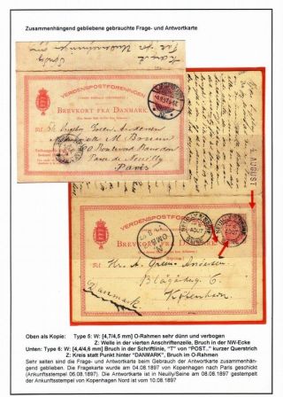 DENMARK: POSTAL STATIONERY 10 ÖRE COAT OF ARMS – sheet 29