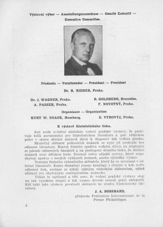 KATALOG EXPRINLIPH - 2. INTERNATIONALE AUSSTELLUNG FÜR PHILATELISTISCHE PRESSE UND LITERATUR (PRAGA 1938) – Blatt 5