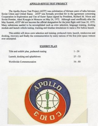 APOLLO-SOJUZ ZKUŠEBNÍ PROJEKT – list 1