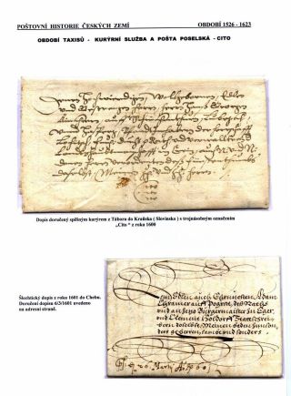 POSTGESCHICHTE VON BÖHMISCHEN LÄNDERN 1526-1850 – Blatt 8