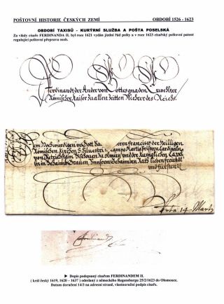 POSTGESCHICHTE VON BÖHMISCHEN LÄNDERN 1526-1850 – Blatt 10