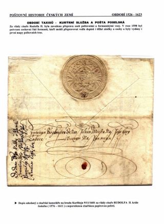 POSTGESCHICHTE VON BÖHMISCHEN LÄNDERN 1526-1850 – Blatt 11