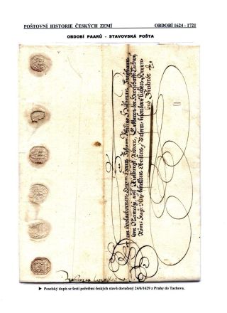 POSTGESCHICHTE VON BÖHMISCHEN LÄNDERN 1526-1850 – Blatt 13
