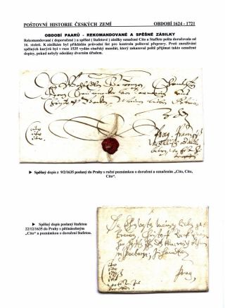 POSTGESCHICHTE VON BÖHMISCHEN LÄNDERN 1526-1850 – Blatt 17