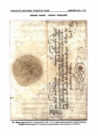 POSTGESCHICHTE VON BÖHMISCHEN LÄNDERN 1526-1850 – Blatt 24