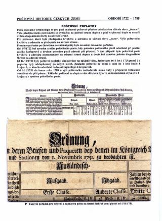 POSTGESCHICHTE VON BÖHMISCHEN LÄNDERN 1526-1850 – Blatt 25