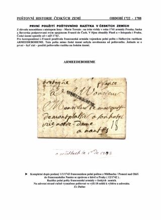 POSTGESCHICHTE VON BÖHMISCHEN LÄNDERN 1526-1850 – Blatt 30