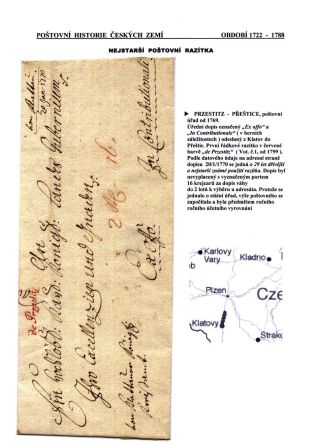 POSTGESCHICHTE VON BÖHMISCHEN LÄNDERN 1526-1850 – Blatt 32