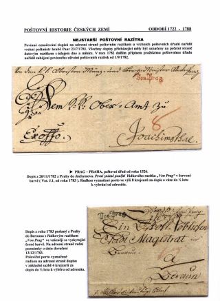 POSTGESCHICHTE VON BÖHMISCHEN LÄNDERN 1526-1850 – Blatt 35