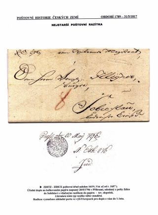 POSTGESCHICHTE VON BÖHMISCHEN LÄNDERN 1526-1850 – Blatt 38