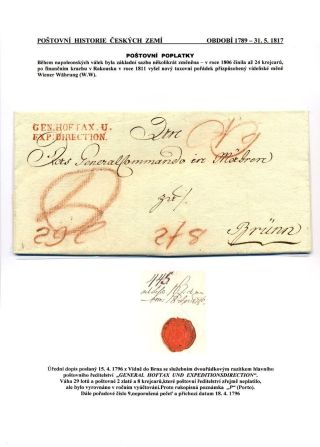 POSTGESCHICHTE VON BÖHMISCHEN LÄNDERN 1526-1850 – Blatt 44