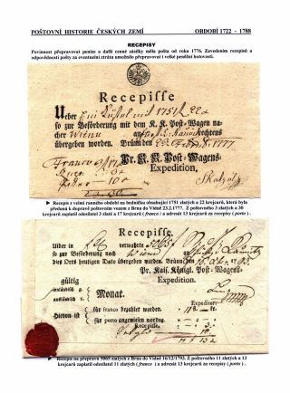 POSTGESCHICHTE VON BÖHMISCHEN LÄNDERN 1526-1850 – Blatt 46