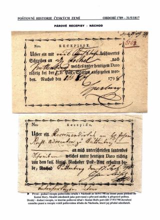 POŠTOVNÍ HISTORIE ČESKÝCH ZEMÍ 1526-1850 – list 49