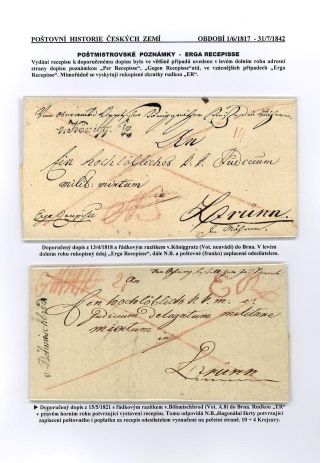 POŠTOVNÍ HISTORIE ČESKÝCH ZEMÍ 1526-1850 – list 52