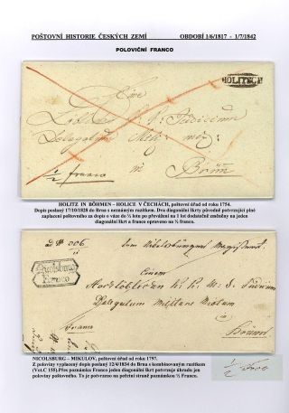POŠTOVNÍ HISTORIE ČESKÝCH ZEMÍ 1526-1850 – list 55