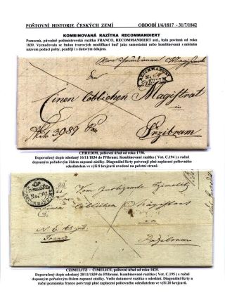 POŠTOVNÍ HISTORIE ČESKÝCH ZEMÍ 1526-1850 – list 68