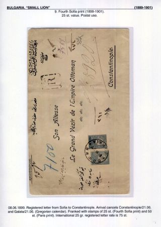 BULGARIA: SMALL LION (1889-1901) – sheet 119