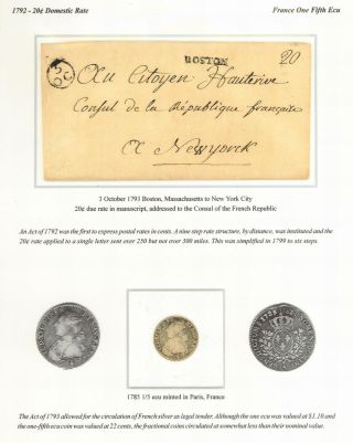 POSTGEBÜHRZAHLUNGEN IN VEREIGNETEN STAATEN: 1776-1921 – Blatt 3